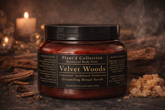 Velvet Woods — Grounding Ritual Scrub